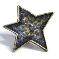Emenee MK1013-ABB Home Classics Collection Star 1-3/4 inch x 1-3/4 inch in Antique Bright Brass inspiration Series